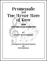 Promenade and The Great Gate Of Kiev Orchestra sheet music cover